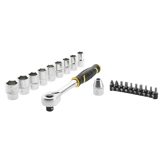Stanley FatMax Juego de llaves de trinquete FMMT82681-0 - 22 pzs., ½″