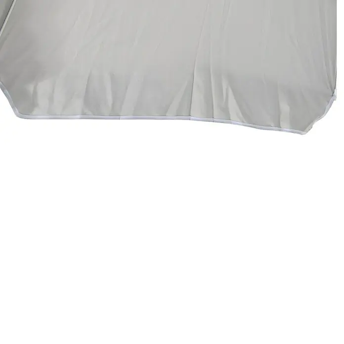 Sunfun Balkonschirm Provence II - Lichtgrau, Durchmesser: 250 cm