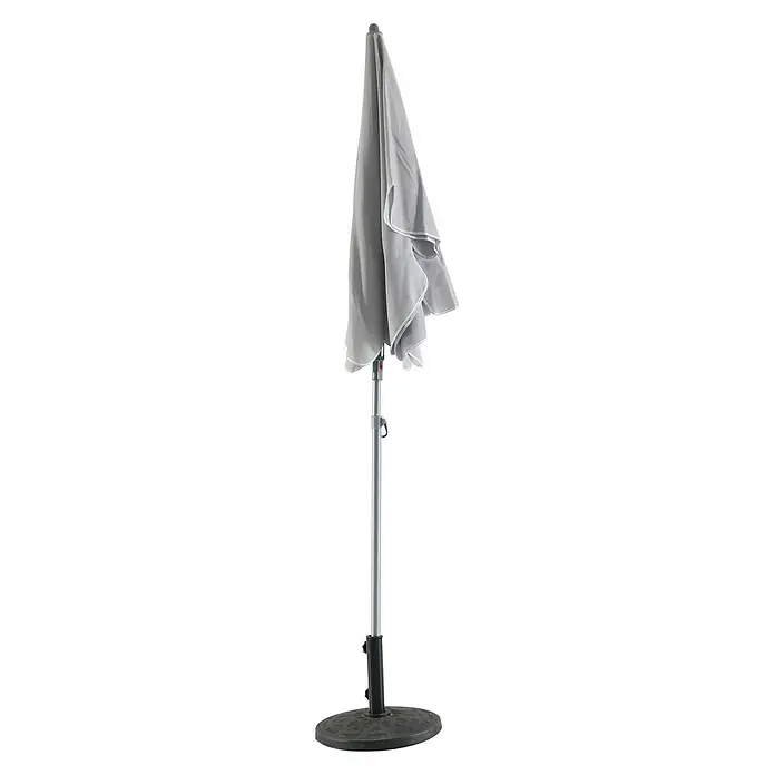 Sunfun Balkonschirm Messina II - Lichtgrau, 180 x 120 cm
