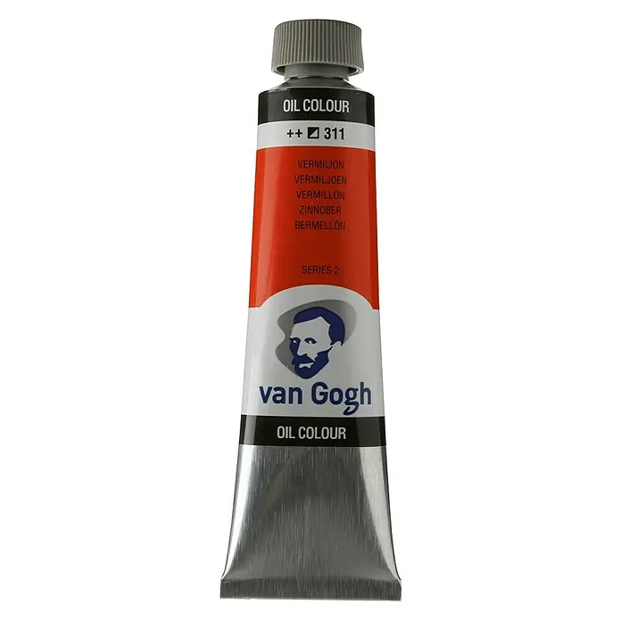 Talens Van Gogh Pintura al óleo - Bermellón, 40 ml, Tubo