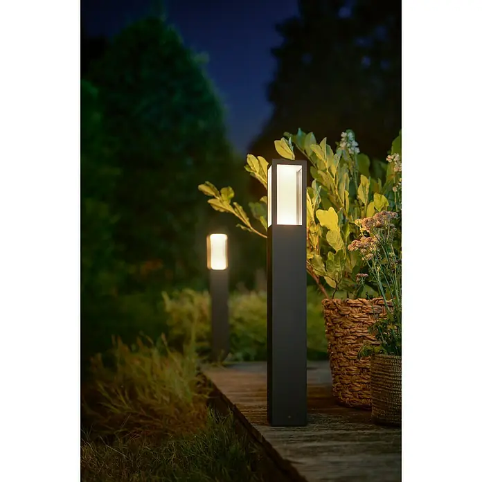 Philips Hue Baliza LED Impress - 77 cm, Aluminio, Color de luz: Multicolor