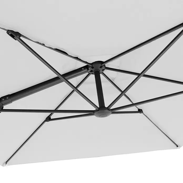 Sunfun Parasol de jardín Sorrento - Crudo, L x An: 250 x 200 cm
