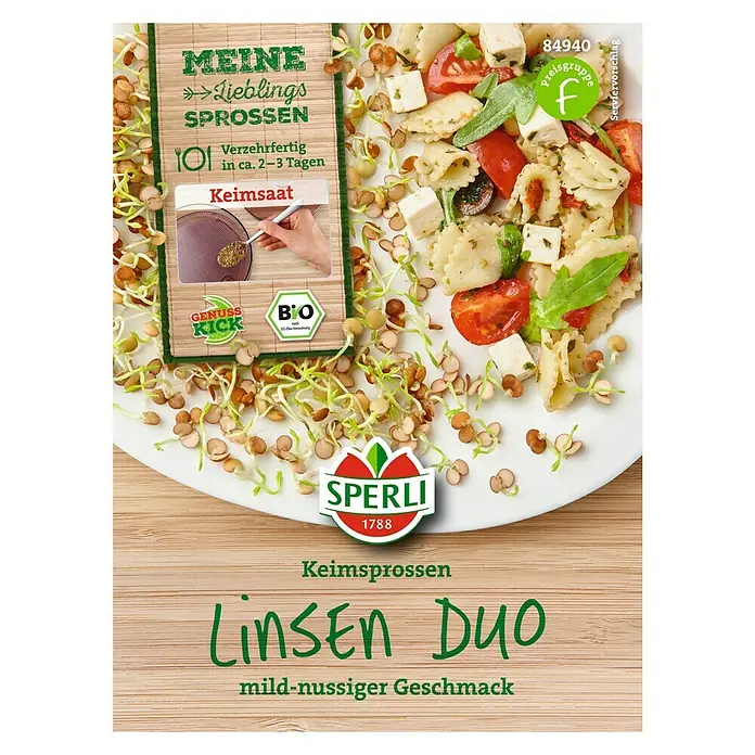 Sperli Saatgut - Linsen Duo - Vorderansicht