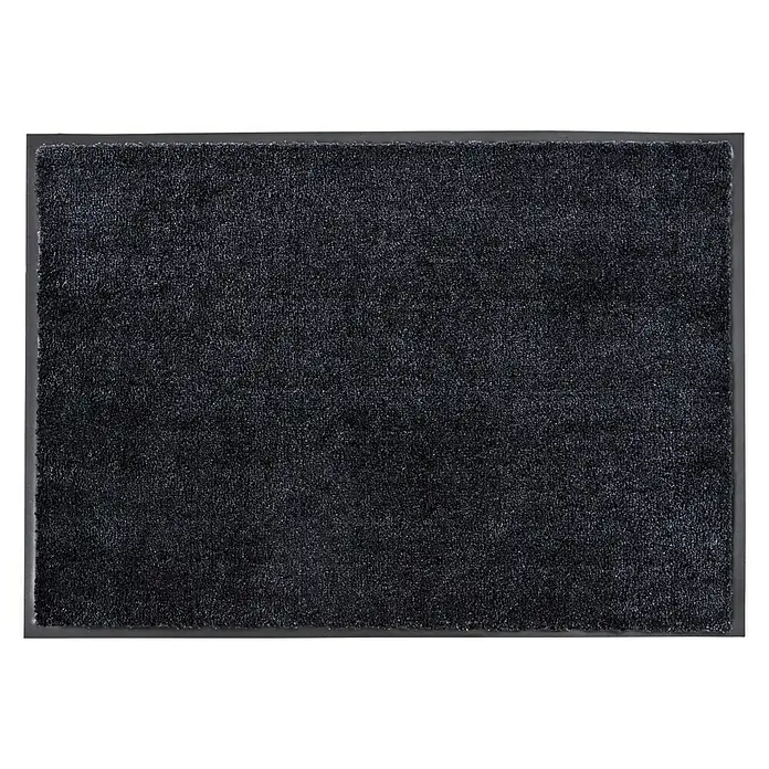 SCHÖNER WOHNEN-Kollektion Sauberlaufmatte Uni - Anthrazit/Schwarz, 50 x 70 cm, 100 % Polyamid - Ansicht von oben