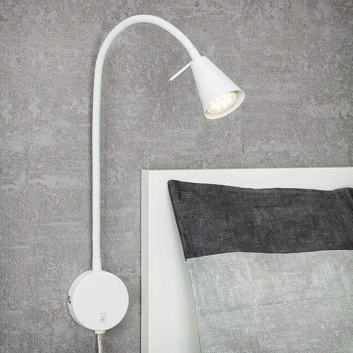Briloner Foco de una luz LED Comfort Light - 4 W, Blanco, L x An x Al: 5,8 x 20,5 x 45 cm