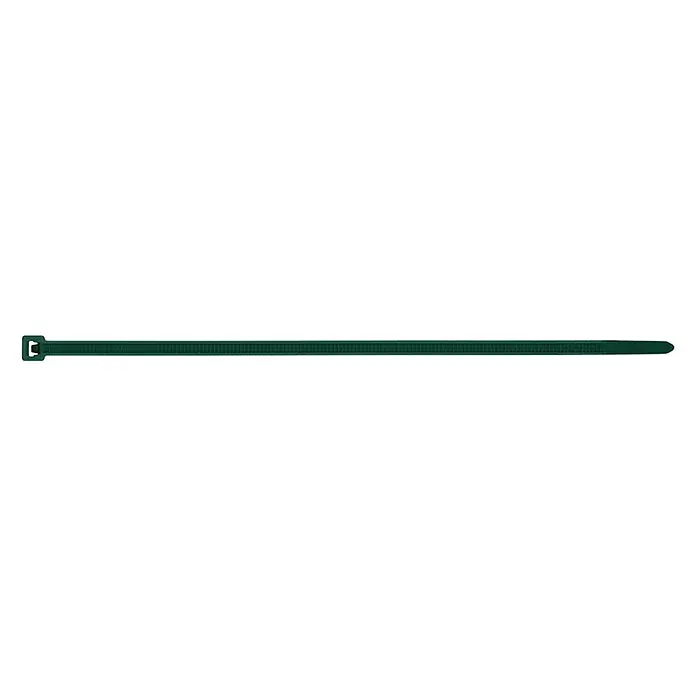 Index Bridas para cables de Nylon - Verde, L x An: 100 x 2,5 mm, 100 uds.