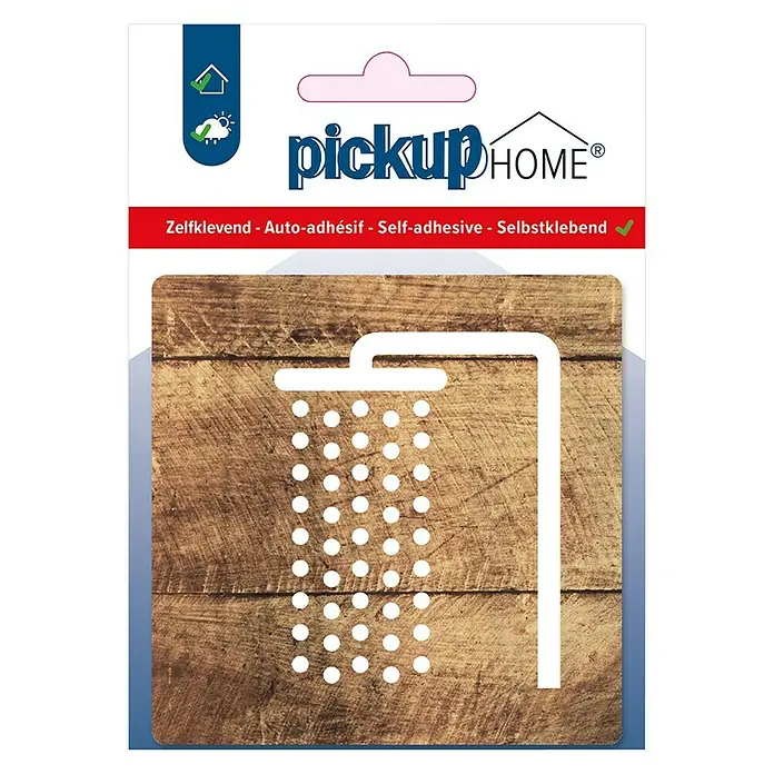 Pickup Etiqueta adhesiva - L x An: 9 x 9 cm, Ducha