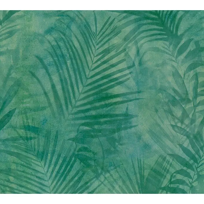 AS Creation Neue Bude 2.0 ED II Vliestapete Palme - Dunkelgrün, Floral, 10,05 x 0,53 m - Detailaufnahme
