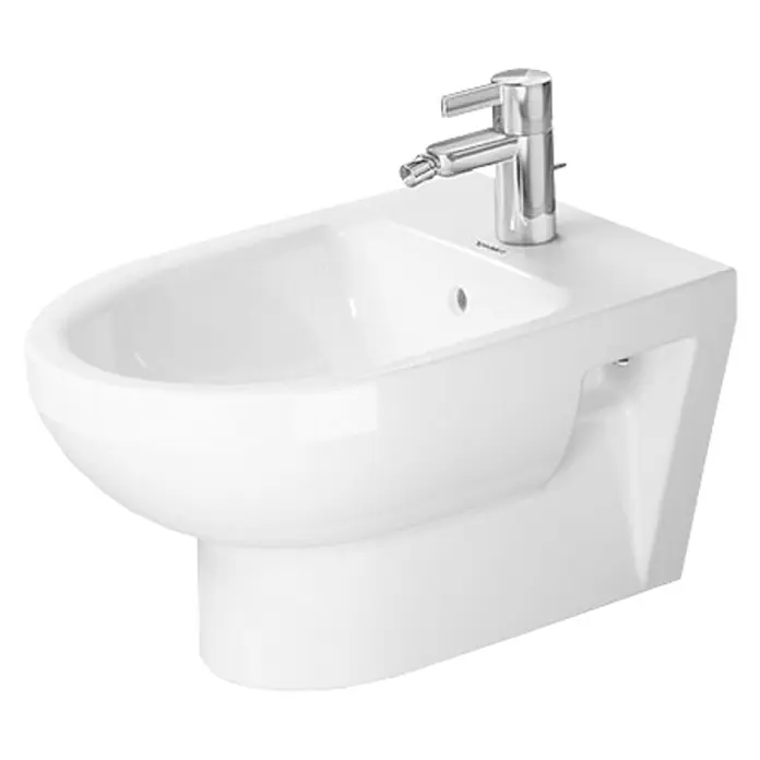 Duravit DuraStyle Wand-Bidet Basic - Ohne Spezialglasur, Keramik, Weiß - Vorderansicht