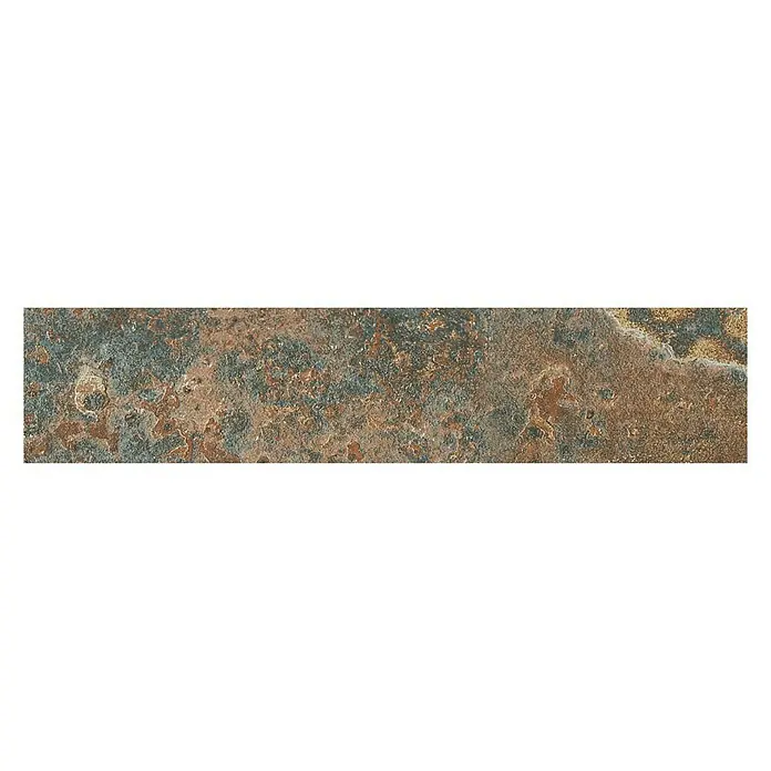 Zócalo cerámico Clift - 7,5 x 33 cm, Oxidado