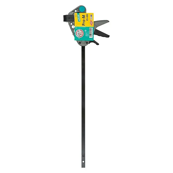 Wolfcraft Einhandzwinge EHZ 65-400 - Spannweite: 400 mm, Ausladung: 65 mm - Vorderansicht