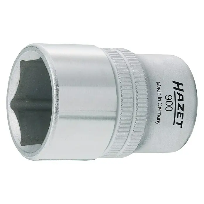 Hazet Steckschlüsseleinsatz 12/900 - Schlüsselweite: 12 mm, ½″ Vierkant - Vorderansicht