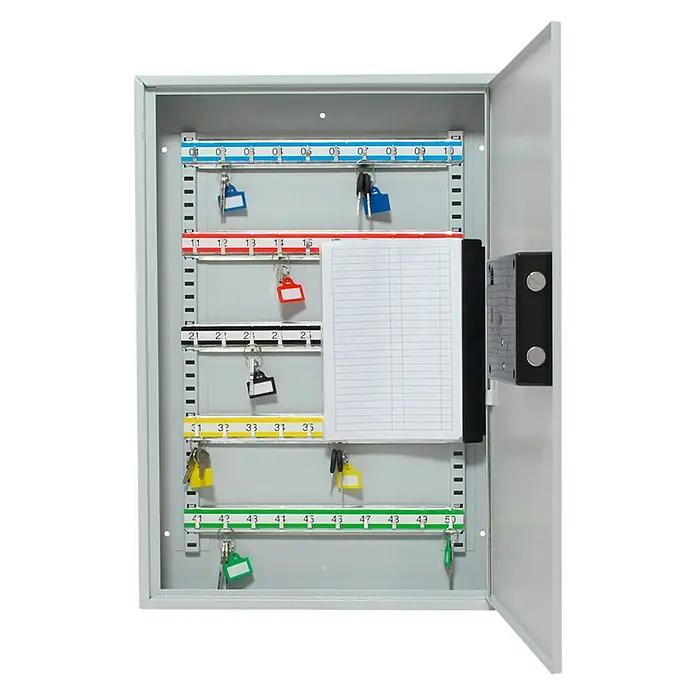 Rottner Schlüsselkasten S 50 - Geeignet für: 50 Schlüssel, L x B x H: 8 x 38 x 55 cm, Elektronisches Zahlenschloss
