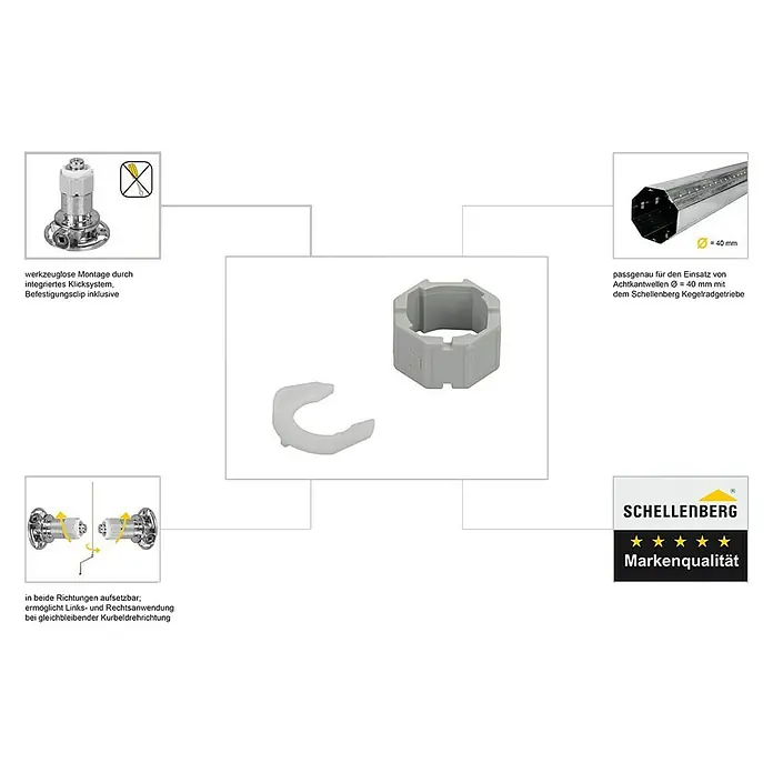 Schellenberg Mitnehmer - Rollladen-Mini-Systeme