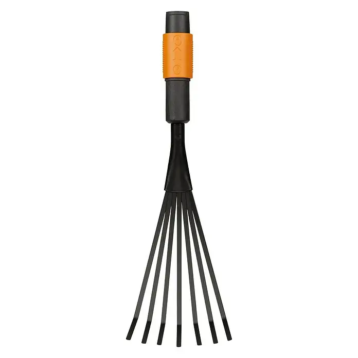 Fiskars QuikFit Fächerbesen - Arbeitsbreite: 12 cm, Anzahl Zinken: 7 - Ansicht von oben