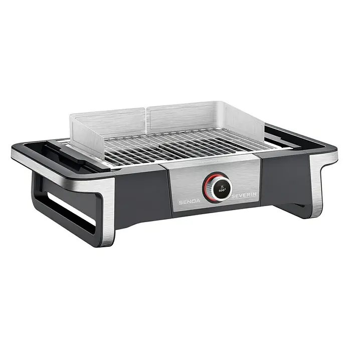 Severin Elektrogrill PG 8114 Senoa Digital Boost - 3.000 W, Hauptgrillfläche: 41,5 x 24 cm
