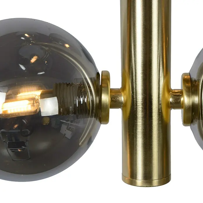 Lucide Tycho Pendelleuchte - L x B x H: 25,5 x 25,5 x 150 cm, Gold - Detailaufnahme