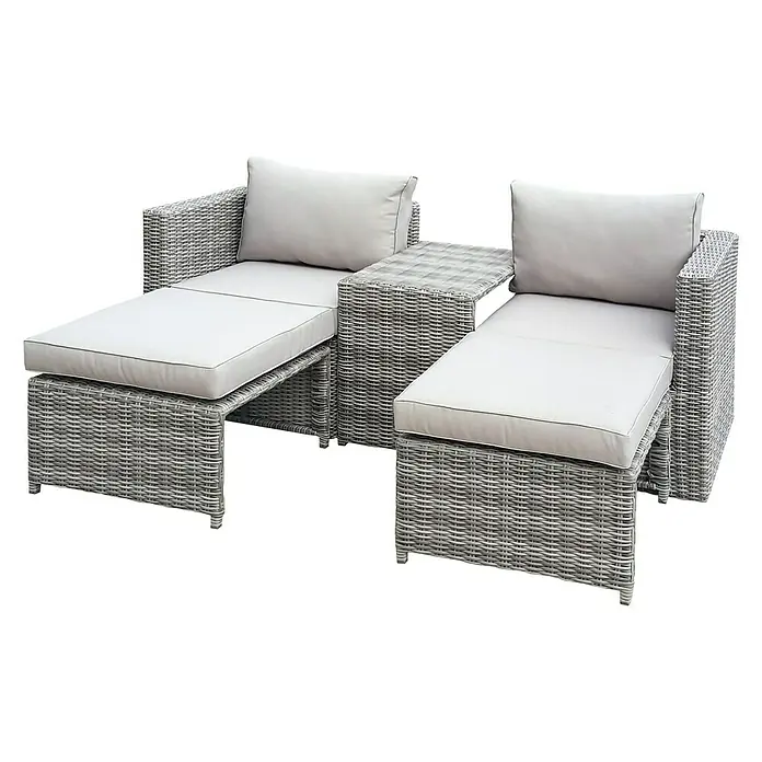 Conjunto de muebles Delma - 5 piezas, Gris