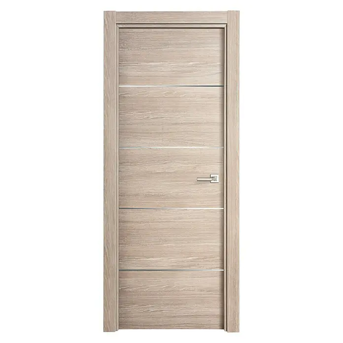 Puerta interior Roble Gris 400AL - 72,5 x 203 cm, Izquierda, Roble Gris, Macizo