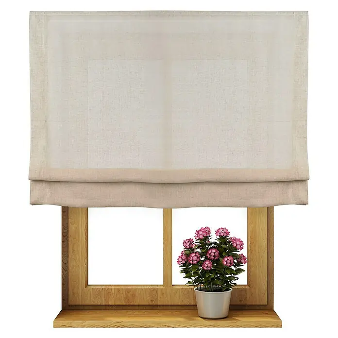 Estor plegable Pachetto Linum - An x Al: 120 x 175 cm, Crudo