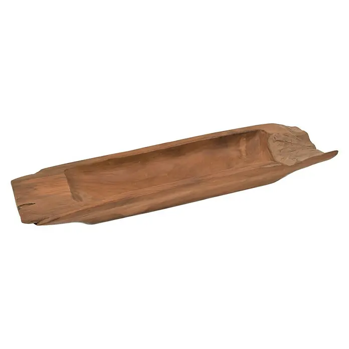 Bandeja de teca - L x An x Al: 49 x 13 x 6 cm, Teca