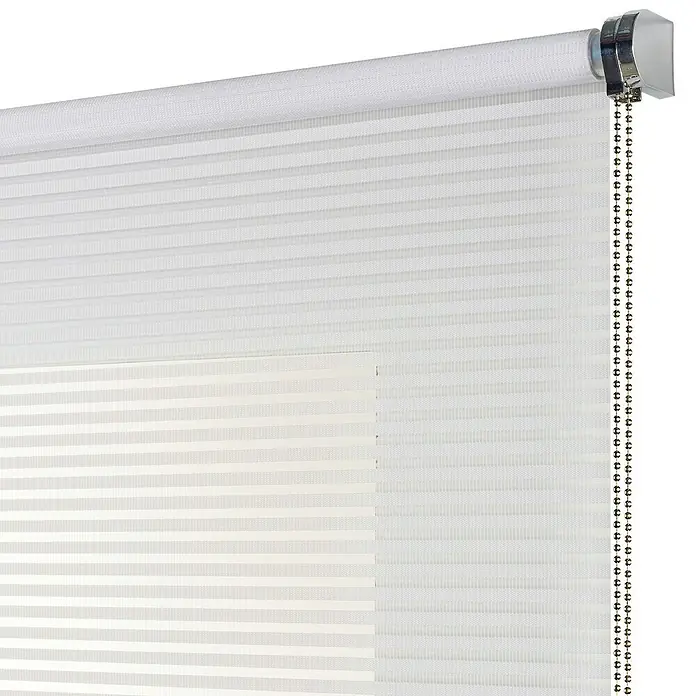 Estor enrollable Roll-up Scene - An x Al: 120 x 180 cm, Blanco, Formas y patrones