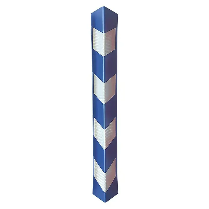 Banda de gomaespuma para esquinas - L x An: 80 x 10 cm, Azul/Blanco
