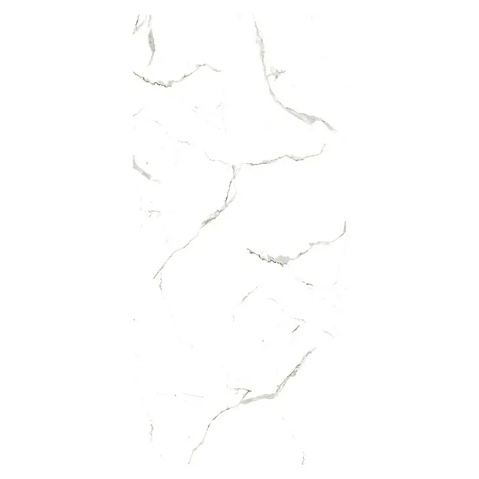 Bariperfil Revestimiento de pared Metal Calacata - 2,6 x 1,22 m, Blanco, Liso