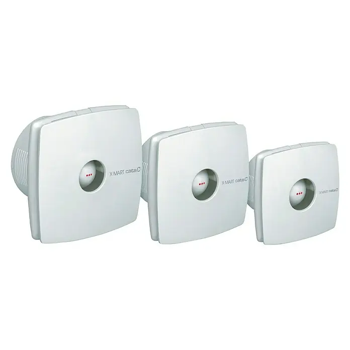 Cata Extractor de baño X-MART - Blanco, Diámetro: 120 mm
