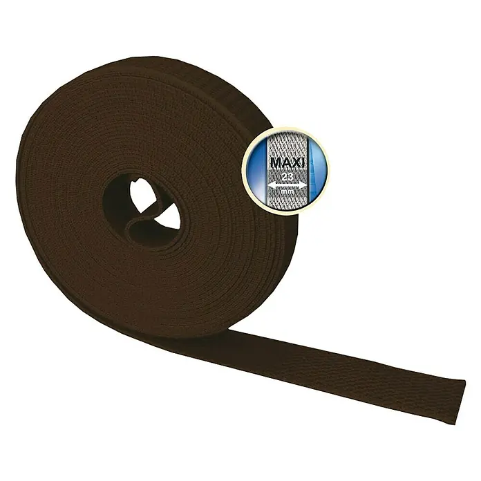 Schellenberg Rollladengurt - Braun, Länge: 12 m, Gurtbreite: 23 mm - Vorderansicht