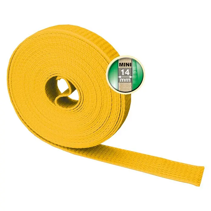 Schellenberg Rollladengurt - Gelb, Länge: 6 m, Gurtbreite: 14 mm - Vorderansicht