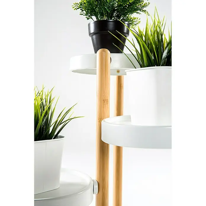 Phönix Rubby Blumenständer - L x B x H: 49,5 x 47,5 x 78 cm, Anzahl Böden: 3 Stk. - Stimmungsaufnahme