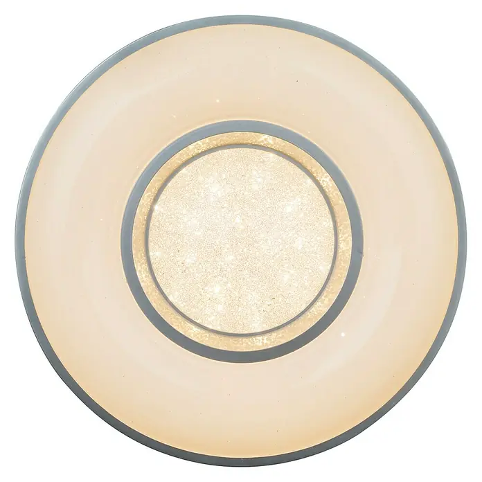 Lavida Okrugla stropna LED svjetiljka - 24 W, Ø x V: 410 mm x 10 cm, Bijele boje, Topla bijela