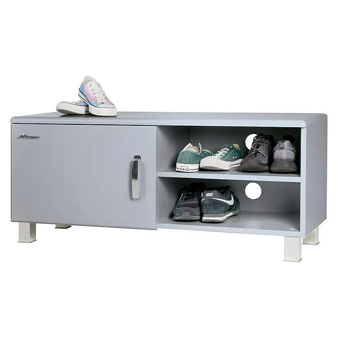 Phönix Miami Lowboard - L x B x H: 37 x 130 x 45 cm, Grau - Linke Seitenansicht