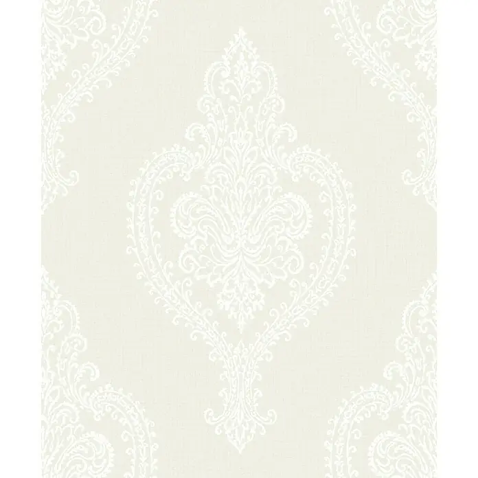 Papel pintado Damasco - Beige, 10 x 0,53 m