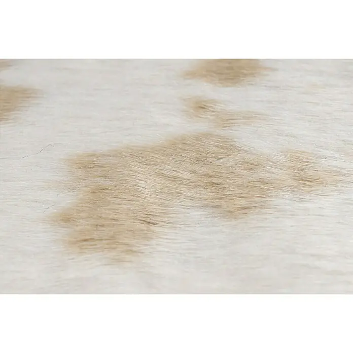Deko-Kunstfell Rodeo - Kuh, Beige, 200 x 150 cm, 100 % Polyester - Detailaufnahme