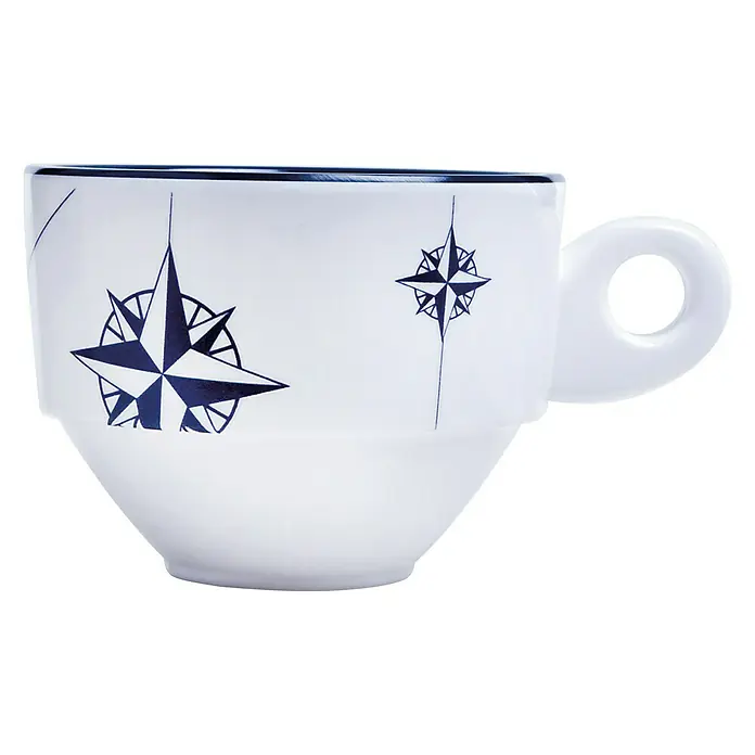 Marine Business Northwind Set de vajilla - Plástico, Blanco, Azul