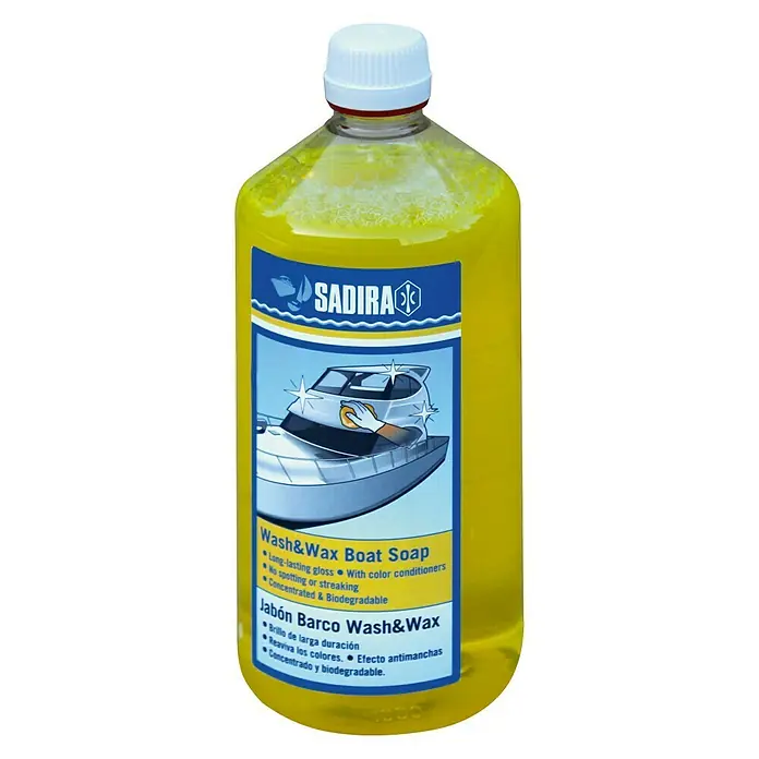 Sadira Limpiador de barcos y cera Wash & Wax - 1 l