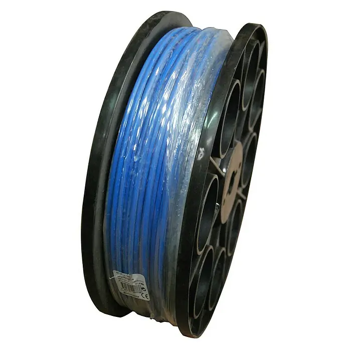 Electraline Cable para red a metros - 10 m, Azul
