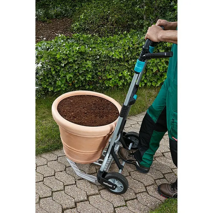 Wolfcraft Carretilla plegable TS 1500 - Peso máximo admitido: 200 kg