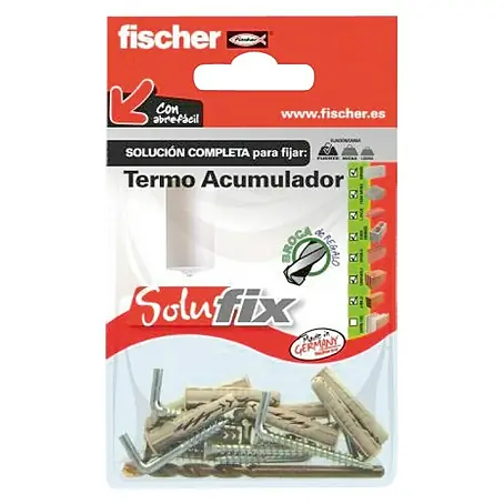 Fischer Solufix Surtido de tacos y tornillos para termos