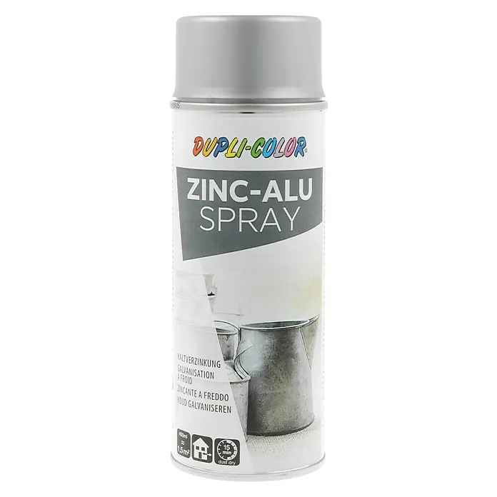 Dupli-Color Basic Zink-Alu-Spray - 400 ml - Vorderansicht