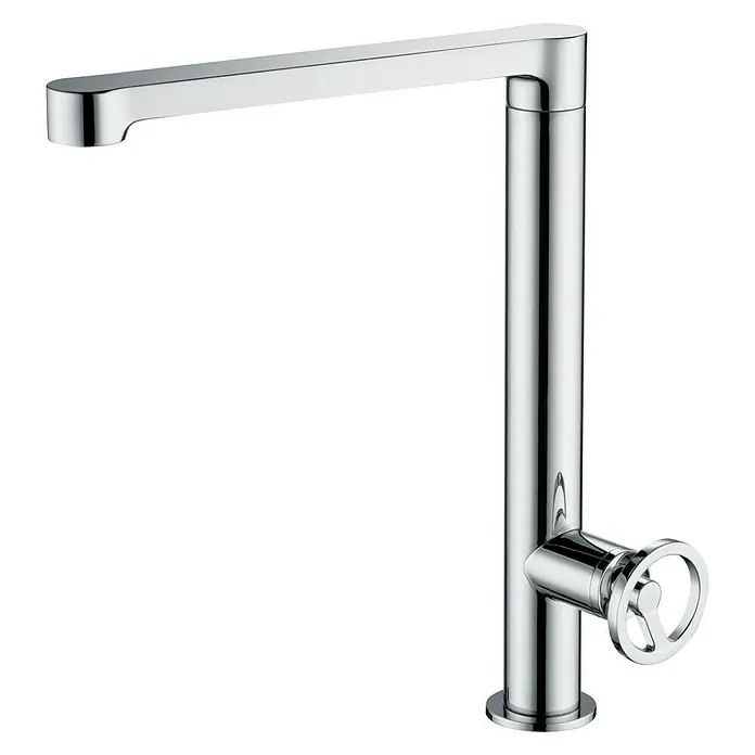 Imex Olimpo Grifo de cocina - Cromo, Brillante, Caño alto
