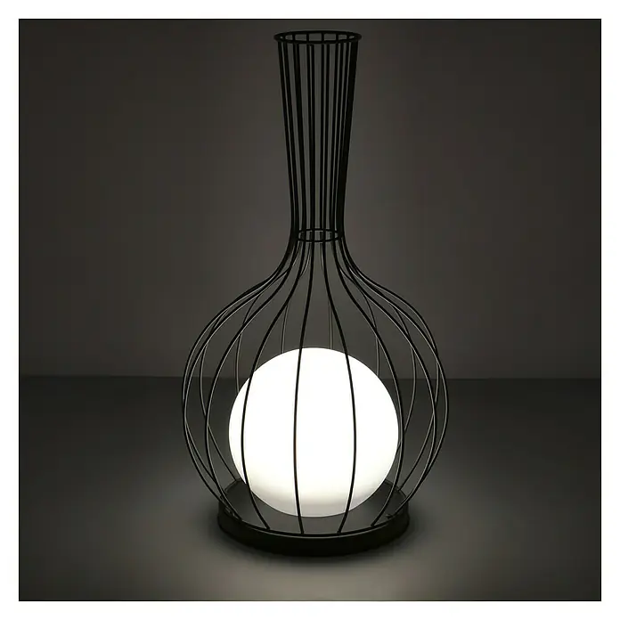 Tween Light LED-Dekoleuchte Isola - Batteriebetrieben, Schwarz, Ø x H: 39 x 72 cm