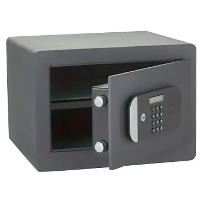 Yale Caja fuerte YSM/250/EG1/B - L x An x Al: 25 x 35 x 30 cm, Cerradura de combinación electrónica