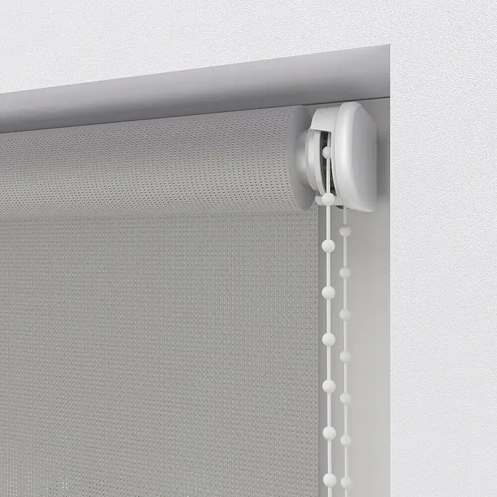 Rollo Screen - B x H: 60 x 190 cm, Silber - Detailaufnahme