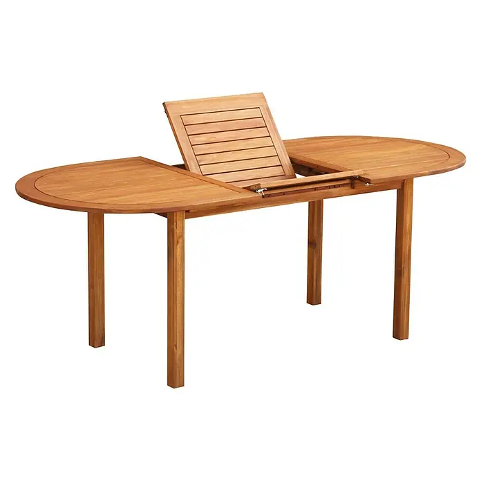 Sunfun Diana Vrtni stol - D x Š: 150 x 90 cm, Akacija, Smeđe boje, Na izvlačenje - Dijagonalni pogled