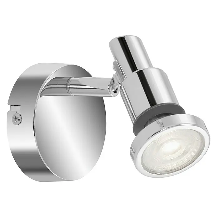 Briloner Foco de una luz LED - 4 W, L x An x Al: 8 x 8 x 10,6 cm, Blanco cálido