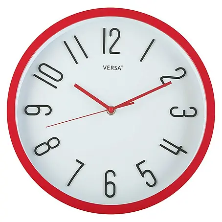 Reloj de pared redondo Red