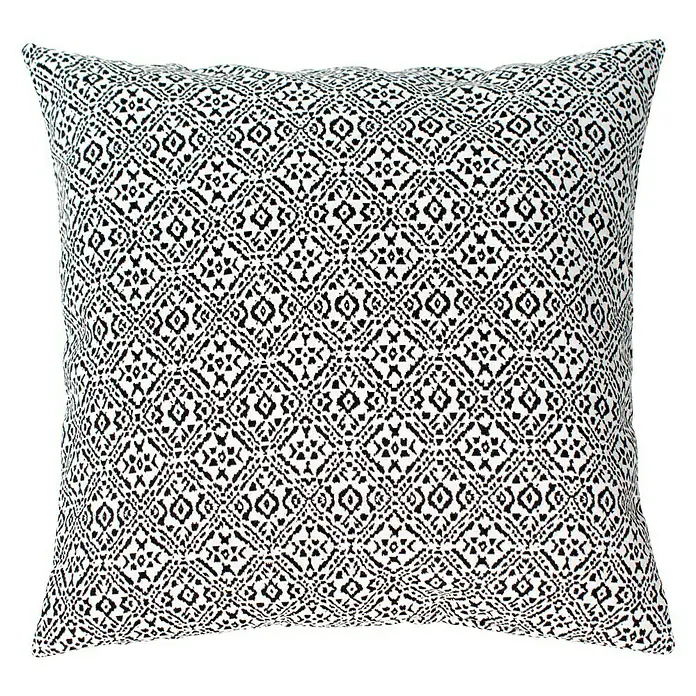Cojín Jaq Geisel - Negro, 45 x 45 cm, 63 % poliéster, 37 % algodón